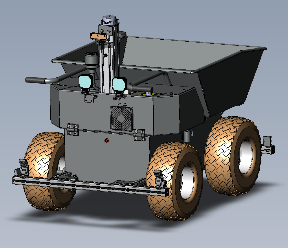Aistiva Roboticsin robottiprototyypin mekaniikkakokoonpano
